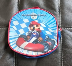 2009 Nintendo Mario Kart Wii Red &amp; Blue Insulated Lunchbox Cooler Bag - £12.24 GBP