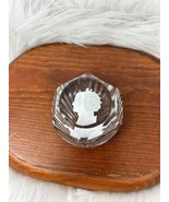 Baccarat 1953 Queen Elizabeth II Prince Philip Sulphide Paperweight Fran... - $281.59 CAD