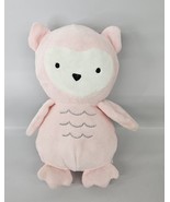 Precious Firsts Carters Pink White Owl Plush Stuffed Animal Crinkle Wing... - $14.84