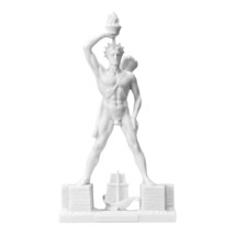 Colossus of Rhodes Colossal Statue of The Sun God Helios Cast Marble 15.31 in - £69.79 GBP