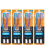 Pack of (4) New Reach Toothbrush, Ultra Clean Floss Tip, Soft, (Total 8 ... - $20.95 CAD