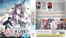 Anime Dvd~English Dubbed~Date A Live Season 1-4(1-46End+2 OVA+3 Movie)Free Gift - £25.43 GBP