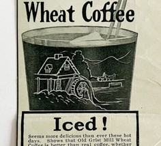 1906 Old Grist Mill Coffee Iced Advertisement Ephemera 3.25 x 4.25&quot; - £7.82 GBP