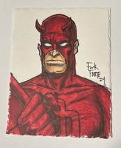 Daredevil X-men Marvel Comics By Frank Forte Original Art Marker Drawing RARE - £22.35 GBP