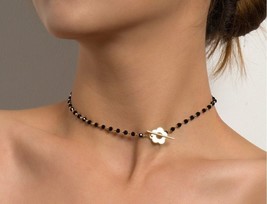 Necklace Collar Women, Daisy Choker, Daisy Beads Necklace, Flower Choker, Beads  - £21.98 GBP