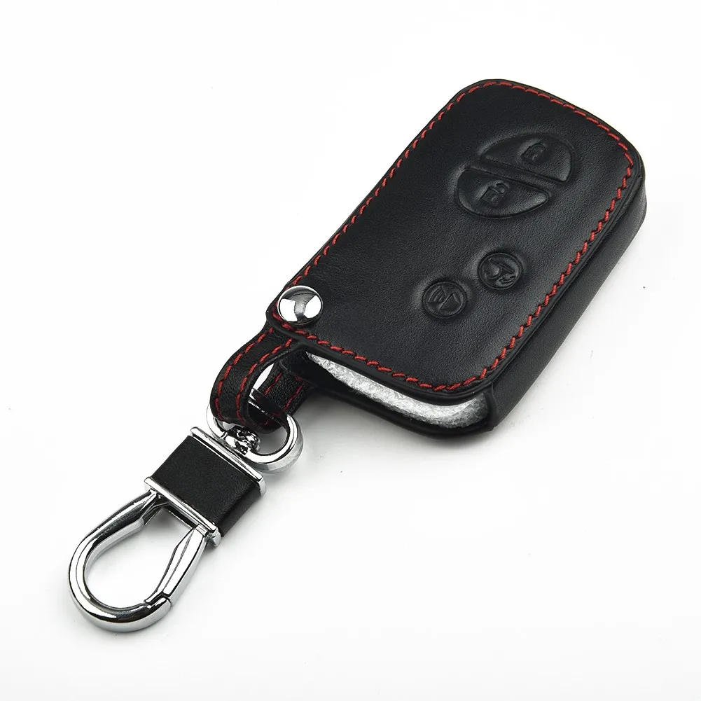 Leather Car Key Fob Case Cover Holder Shell Hood For Lexus Es Gs Is Ls Lx Rx C - £12.86 GBP