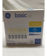 Box of 6 - 60W equivalent 4.5W LED Candelabra Soft White light bulbs - D... - £11.70 GBP