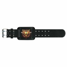 Bullet For My Valentine Two Pistols Leather Wristband Official Merchandise Bfmv - £11.16 GBP