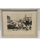 &quot;Purdy&#39;s Basin&quot; Original Etching By Lionel BARRYMORE Signed In Pencil - $6,585.87 MXN
