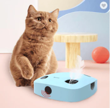 Electric Feather Cat Stick: Interactive Fun For Your Feline Friend - £48.71 GBP
