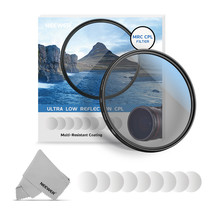 Neewer 77mm Ultra-slim MRC Circular Polarizer CPL Filter Kit with Cleaning Cloth - $58.99