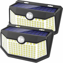 Hmcity Solar Lights Outdoor 120 Led With Lights Reflector And 3 Lighting... - $49.17 CAD
