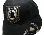Wounded Warrior Heroism Honor Sacrifice Freedom Isn&#39;t Free Black Cap Hat... - £7.83 GBP