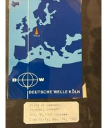 QSL card Ham Radio Happy Station program DXer postcard Cologne Germany K... - £31.69 GBP