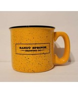 Sandy Springs Brewing Co  Ceramic Mug Minerva, OH Orange Speckled Campfi... - £27.48 GBP