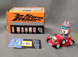 Pop Mart X Labubu Super Track Classic Car Mini Figure Figurine Toy Doll Gift - £19.98 GBP