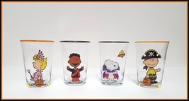 NEW RARE Williams Sonoma Set of 4 Peanuts Halloween Juice Glasses 9.75 OZ - $74.99
