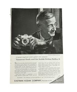 Vintage 1950&#39;s Eastman Kodak Retina Reflex S Vannevar Bush Print Ad 7&quot; x... - €5,72 EUR