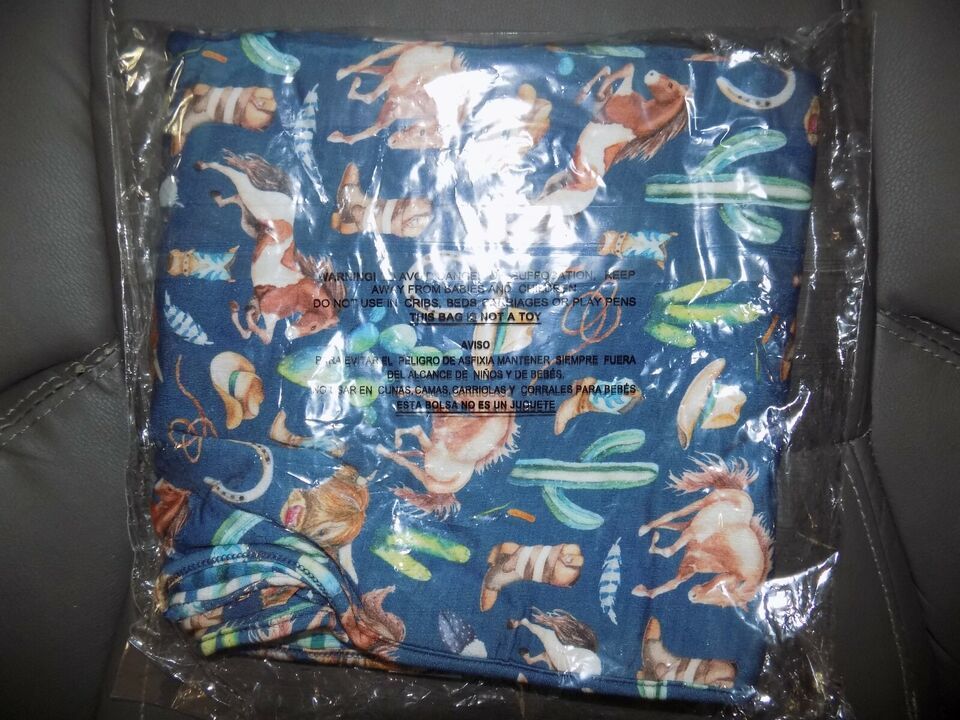 BIRDIE BEAN DALLAS 40 X 40 BAMBOO BLANKET NEW Item image 3