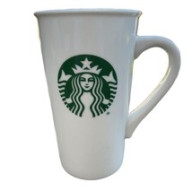 Starbucks 2019 Classic Tall Coffee Mug 16oz White Cup Green Mermaid Logo - $13.26