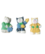 Wooden cats Folk Art Kittens With Mittens Midwest Kitties Cats - $17.09 CAD