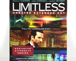Limitless (2-Disc Blu-ray Disc, 2011, Widescreen, Unrated) Like New w/Sl... - $9.48