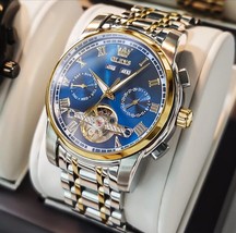 Reloj de pulsera de acero inoxidable para hombre, accesorio masculino de... - £62.90 GBP