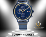 Tommy Hilfiger Damen-Armbanduhr 1781893, Quarz, Edelstahl, blaues... - £95.81 GBP