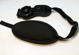 Camera Wrist strap grip with tripod 1/4&quot; screw (missing one buckle) - $15.31