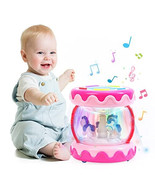 Unicorn Carousel Rotating Projector Light Up Early Learning Musical Baby... - $25.96 CAD