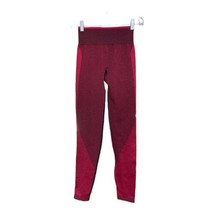 Pink Victorias Secret Womens Red Seamless Athletic Yoga Workout Leggings... - $14.99