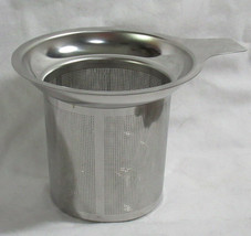 Davids Tea SILVER PERFECT INFUSER new stainless steel for loose tea - $13.98