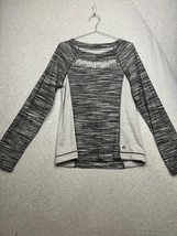 Trina Turk Recreation Pull Over Top Knit Twist Cut Out Neck Long Sleeve Size M - $31.77