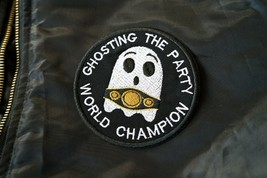 Ghosting The Party World Champion Embroidered Patch - £10.18 GBP
