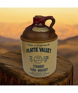 Empty Vintage Little Brown Jug McCormick Platte Valley Straight Corn Whi... - $9.50