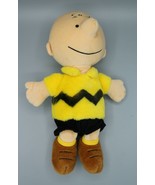 Peanuts Charlie Brown 12&quot; Plush Stuffed Animal Doll Cedar Fair - $9.89