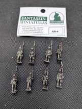 Fantassin Infantry Holding Bayonet Rifles 15mm Metal Miniatures AN-4 - $19.41 CAD