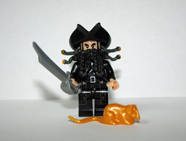 Building Toy Blackbeard Edward Teach Pirates of the Caribbean Minifigure US - £5.16 GBP