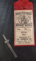 One #12 Torrington Double Sewing Needle Dual 15 X 1 Original Packaging Vintage - £9.14 GBP