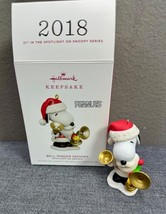 HALLMARK Keepsake 2018 Peanuts Bell Ringer Snoopy Ornament 21st in Series - £11.14 GBP