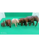 Vintage Wooden Elephants - £15.19 GBP+