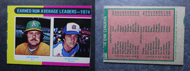 1975 Topps Mini #311 Catfish Hunter Era Miscut Error Oddball Baseball Card - $9.99