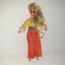 Vintage Rock Flowers Heather Mattel Flare&#39;s N Lace Dawn 6.5&quot; Doll w/Sunglasses - £17.15 GBP