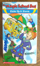 Magic School Bus Kicks Up a Storm VHS Scholastic Kids VCR Tape ~ 085365121232 - £7.86 GBP