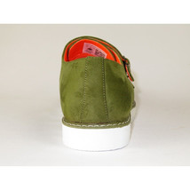 Men Tayno Dressy Casual Soft Suede Comfortable Double Buckle #Freshman Green image 6