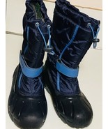 Sorel Snow Boots Blue Flurry Waterproof Mid Calf Felt Liner NY1965-464 M... - $63.92 CAD
