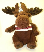 American Eagle Outfitters Gund Stuffed Plush Brown Moose With Pirate Costume 16&quot; - £13.41 GBP