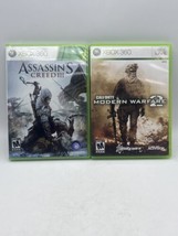 Xbox 360 Game Bundle Call Of Duty Modern Warfare 2 & Assassins Creed 3 - $30.00
