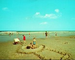 Nauset Spiaggia Vista Sandcastles Cape COD Massachusetts Ma 1970 Cromo C... - £4.79 GBP