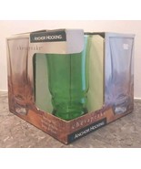 Anchor Hocking Chesapeake Tumbler 12 oz GREEN 6&quot; Set Of 4 NEW Iced Tea G... - $29.69